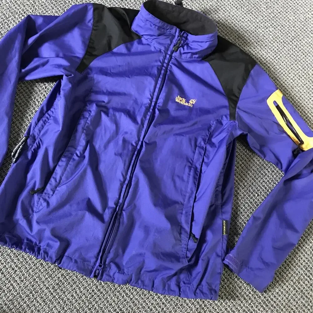 Jack Wolfskin Womens Performance Jacket XL‎ Purple EUC Stormlock